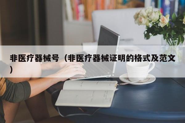 非医疗器械号（非医疗器械证明的格式及范文）